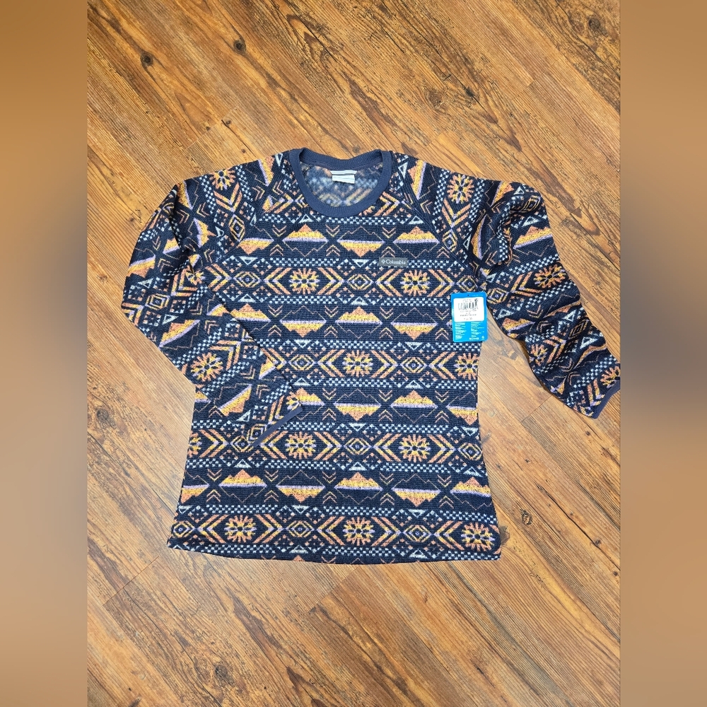 Columbia womens top sweater weather crew nwt $65 outdoor super warm cute com